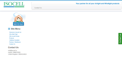 Desktop Screenshot of isocell.ie